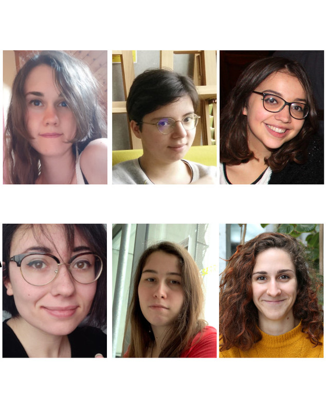 Pauline Epiard, Valentine Ventura, Tiphaine Burguburu, Clémentine Vasseur, Lisa Laîné, Élodie Laborde